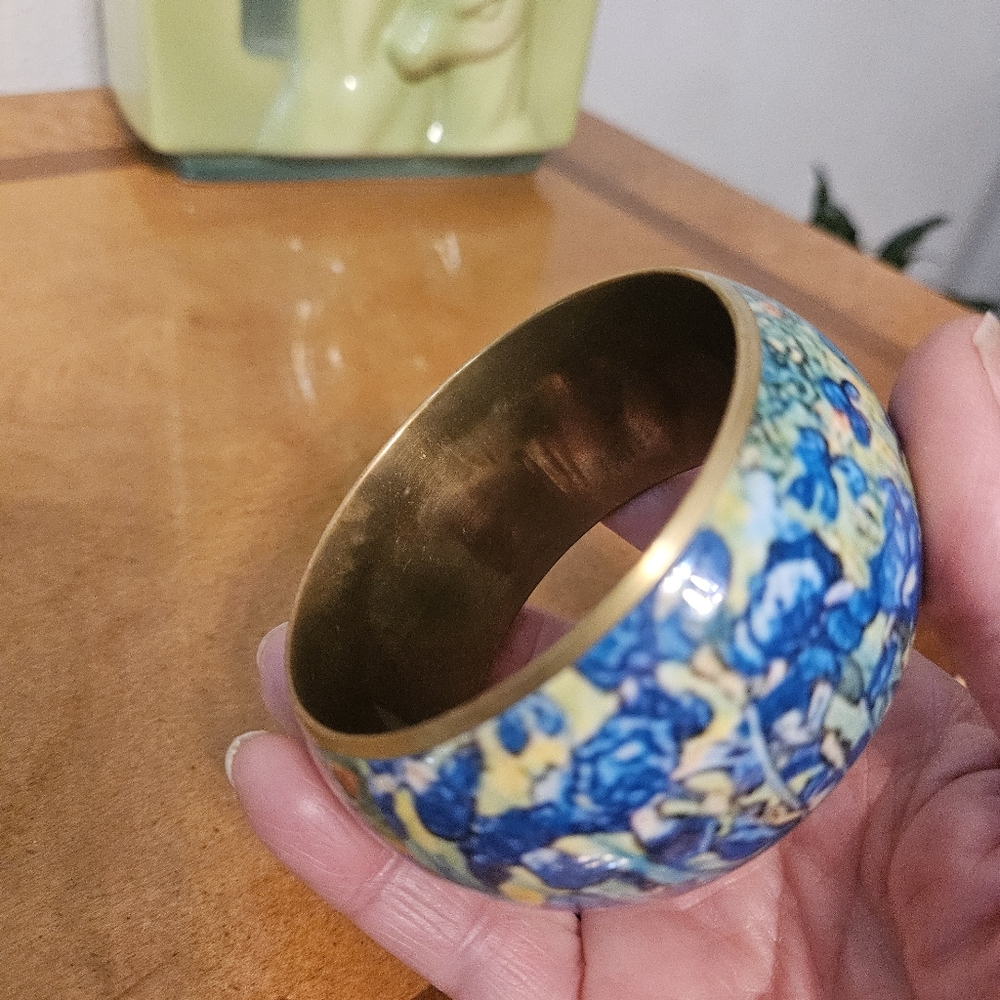VanGogh Irises Art bangle - Picture 2 of 6